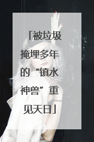 被垃圾掩埋多年的“镇水神兽”重见天日