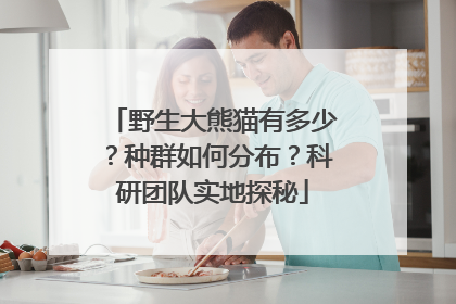 野生大熊猫有多少？种群如何分布？科研团队实地探秘