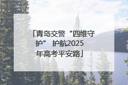 青岛交警“四维守护” 护航2025年高考平安路