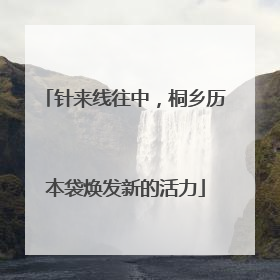 针来线往中，桐乡历本袋焕发新的活力