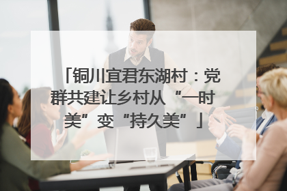 铜川宜君东湖村：党群共建让乡村从“一时美”变“持久美”