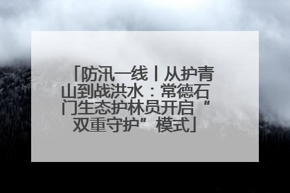 防汛一线丨从护青山到战洪水：常德石门生态护林员开启“双重守护”模式