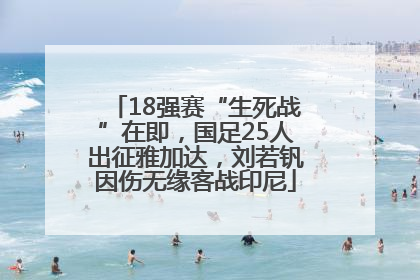 18强赛“生死战”在即，国足25人出征雅加达，刘若钒因伤无缘客战印尼