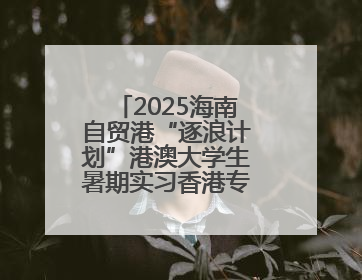 2025海南自贸港“逐浪计划”港澳大学生暑期实习香港专场宣讲会举办
