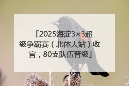 2025海淀3×3超级争霸赛（北体大站）收官，80支队伍晋级
