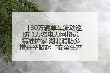 30万辆单车流动巡防 1万名电力网格员精准护家 湖北消防多措并举掀起“安全生产月”宣传热潮