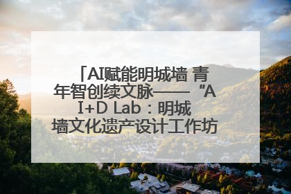 AI赋能明城墙 青年智创续文脉——“AI+D Lab：明城墙文化遗产设计工作坊”在南京开营
